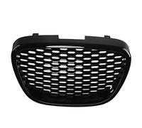 Front Grille 1133007 Glossy Black Heatproof Bumper Mesh Grill Replacement for Seat Altea Toledo Perfect Fit Direct Bolt On UV Resistant ABS Material