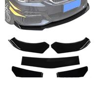 Front Lip Splitter - Car Bumper Body Kit Spoiler, Adjustable Aerodynamic Panel, Lightweight End Styling Trim, Anti Scratch Collision Protection Accessory | Universal Auto Exterior Modification For Mos