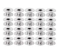 Front Loading Bobbin Case - Sewing Machine Bobbin Holder, 20 Piece Stainless Steel Bobbins Kit | Sewing Machine Supplies For Designers Professionals Beginners Men Women Grandma Mom Wife