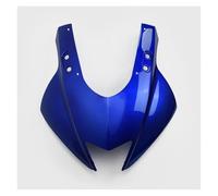 Front Nose Upper Cowl Fairing Compatible with YZF R3 R25 2019-2023 Headlight Cowl Mask Cover Nose Upgrade R1 R6 Style Small Eyes(PatternWhite)(Blue)