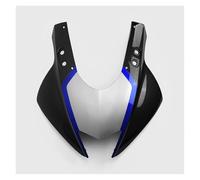 Front Nose Upper Cowl Fairing Compatible with YZF R3 R25 2019-2023 Headlight Cowl Mask Cover Nose Upgrade R1 R6 Style Small Eyes(PatternWhite)(CarbonLook)