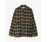 Front of House™ Flannel Oversized Shirt Verde