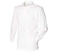 Front Row - Camiseta de rugby de manga larga blanco Blanco / Blanco Large