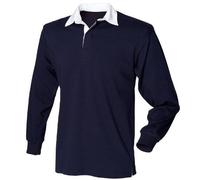 Front Row Camiseta De Rugby De Manga Larga De Algodón Para Niños