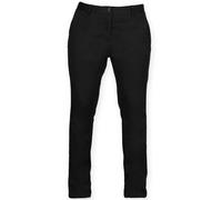 Front Row - Pantalones elásticos chinos ricos en algodón para mujer