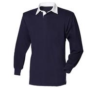 Front Row Polo de manga corta liso para hombre/Caballero Modelo (RW478)