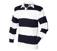Front Row Polo de Rayas Rugby para Hombre (PC6148)