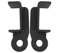 Front Tow Hook Brackets for Tacoma 2009-2023 | D Ring Mounts for Robust Towing/Off Road Recovery | Black Protective Bumper Tow Hook
