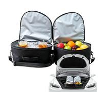 Front Trunk Cooler Organizer - Camping Cooler Bag Set | Insulation Coolers Bag | 2 Pieces Portable with Lid and Strap Leak-Proof For Camping Vacation Barbecue Long Ride Short Trip Daily Commuting