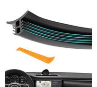 Front Windshield Seal Strip - Rubber, Sealing Strip Dustproof Noise-Reducing | Tool-Free Install Dashboard Gap Seal For Windshield Hood, Dashboard Seals For Trucks, Minivan, Racing Caravan