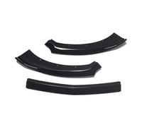 Frontal Alerón Divisor Lip 3 Uds Para Ford Para Mustang 2015 2016 2017 Separador Parachoques Delantero Coche Alerón Divisor Deflector Cubierta Labios Kit Carrocería Embellecedora Alerón Delantero(Glos