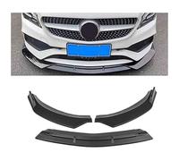 Frontal Alerón Labio para Benz CLA-Class W117 2016-2020 Parachoques Delantero Labio Alerón Barbilla Difusor Delantero con Apariencia Fibra Carbono Normal-C Negro Mate(CMatteBlack)