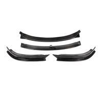 Frontal Alerón Labio para Model S 70D P85D 90D P100D para Sedán 4 Puertas 16-17 FRP Alerones Delanteros Coche Negros 4 Unids/Set Alerón Parachoques Delantero(FRP Black)