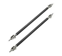 Frontal Alerón Labio para VW para Golf 6 MK6 para GTD para GTI 2009-2013 para Golf 7 Parachoques Delantero Universal Separador Labios Puntal Barra Soporte De Amarre(20cm Carbon Look)