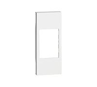 Frontal para RJ45 y adaptador Keystone de 1 moduloBticino KW07 Living Now1 modulo Blanco