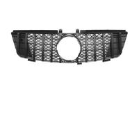 Frontal Parrillas Doble Riñones para Benz Clase ML W164 2005-2008 ML320 ML350 ML500 Cromo Plata para Parrilla Delantera Carreras Estilo para AMG Parrilla De Parachoques Delantero(G*T-Chrome Black)