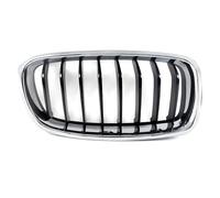 frontal Rejilla riñón Compatible Con Para F30 Para F35 2012 2013 2014 2015 2016 2017 2018 51130054502 Rejilla Delantera Izquierda Y Derecha Cromada En Negro(Right Side)