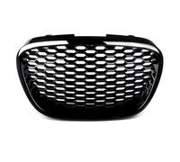 frontal Rejilla riñón Compatible Con Seat Para Leon Para MK2 Para Mk3 2004 2005 2006 2007 2008 2009 Parrilla Delantera De Malla De Panal Sin Emblema Parrilla Parachoques Delantero(Glossy Black)