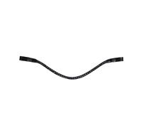 Frontalino a U in pelle modello Ella con fine pietre decorative Hkm Sports Equip
