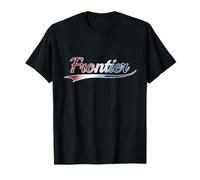Frontier American Pioneer Distressed US Patriotic Camiseta