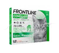 Frontline Combo 60/50 mg solución spot-on 6 pipetas 0,5 ml - antiparasitario tópico para gatos