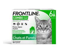 Frontline Combo chat - Antipulgas antiparasitarios para gato - 6 pipetas