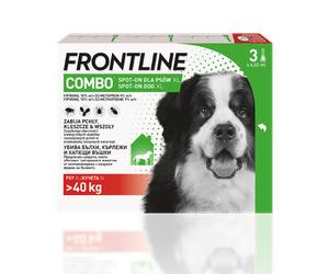 FRONTLINE Combo Spot-On para perros XL de más de 40 kg (pipeta de 3 x 4,02 ml)