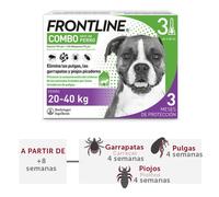 Frontline Spot On Combo Pipetas Antiparasitarias Perros 20 - 40 kg