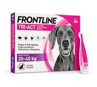 Frontline Tri-Act Antiparasitario para Perros 20-40 kg | 3 Pipetas Spot-On contra Pulgas y Garrapatas | Protección Frente a Mosquitos y Flebótomos