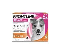 Frontline Tri-Act Caja 6 Pipetas Para Perros De 5 - 10 Kg