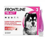 Frontline Tri-Act - Pipetas para perro de 40-60 kg - Cantidad: 3 pipetas
