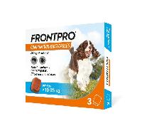 Frontpro 68 mg comprimidos masticables 3 uds Boehringer - control de pulgas y garrapatas