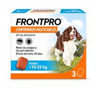 FRONTPRO Antiparasitario para Perros 10-25 kg | Comprimidos Masticables contra Pulgas y Garrapatas | Protección Antiparasitaria para Perros Grandes