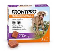 FRONTPRO Antiparasitario para Perros 25-50 kg | Comprimidos Masticables contra Pulgas y Garrapatas | Protección Antiparasitaria para Perros Grandes