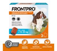 Frontpro, comprimidos contra pulgas y garrapatas, L 68 mg, 10-25 kg, x 3 comprimidos