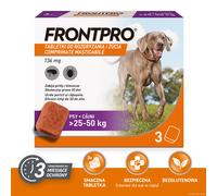 Frontpro: comprimidos contra pulgas y garrapatas XL, 136 mg, 25-50 kg, 1 COMPRIMIDO