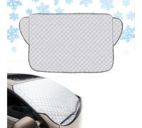 Frontscheibenabdeckung Winter,Abdeckung Faltbar Sonnenschutz Frontscheibe,Sonnenschutz Auto Frontscheibe Auto Scheibenabdeckung Winterschutz für die gegen Schnee,Frost,Staub,Sonne,Auto/SUV Fahrzeuge