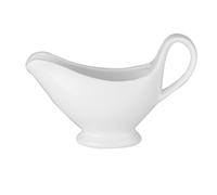 FROON Cazas de Leche de cerámica Cabas de Salsa Juego de Mango Blanco Puro/jarras de Crema sin manejo para café, Salsa de bistec sin Goteo
