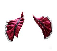 FROON Chal de cuello encogimiento hombros gótico steampunk con mangas piratas, accesorio elegante for disfraz Mardi Gras y Cosplay for mujer(Rot)