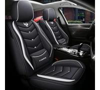 FROON Fundas de asiento de coche universales para VW Tiguan Touareg T-Cross T-ROC Touran Up Auto Accesorios, Blanco