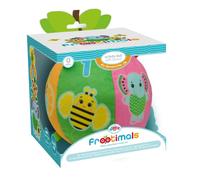 FROOTIMALS - Pelota de Actividades Sensoriales de Peluche, Tacto Suave, con Sonido, Juguetes Educativos para Bebés, Juegos Infantiles, Juegos Interactivos, Bebés, Niños y Niñas