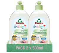 Frosch Baby Detergente Ecológico Biberones y Chupetes, Pack 2 x 500 ml