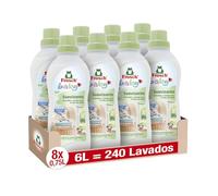 Frosch Baby - Suavizante Concentrado Liquido para Lavadora para Ropa de Bebé, Apto para Pieles Sensibles, Producto Ecológico y Hipoalergénico - 750 ml Pack 8 unidades