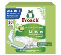 Frosch Pastillas para Lavavajillas Todo en 1 -Limón - 30 piezas Frosch