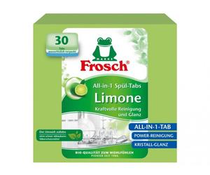 Frosch ECO Pastillas lavavajillas todo en 1 Limón (30 pastillas)