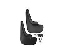 FROSCH EXP.SGFJK001 FROSCH Guardabarros de coche a Medida, aletas guardabarros, aletas de barro de coche, 2 piezas con kit de fijación delantero/trasero Negro