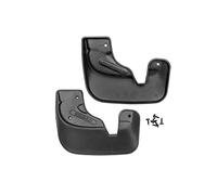 FROSCH EXP.SGFJK001 Guardabarros de Coche a Medida, Aletas Guardabarros, Aletas de Barro de Coche, 2 Piezas con Kit de fijación Delantero/Trasero, Negro