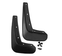 FROSCH EXP.SGFJK001 Guardabarros de Coche a Medida, Aletas Guardabarros, Aletas de Barro de Coche, 2 Piezas con Kit de fijación Delantero/Trasero, Negro