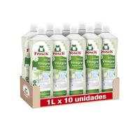 Frosch - Limpiador Antical Vinagre, Elimina las Manchas de Cal de Baño y Cocina, Eficacia desincrustrante - Pack de 10 Unidades x 1 L