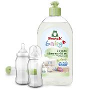 Frosch Limpiador de Biberones y Tetinas, de Leche y Comida, Producto Hipoalergénico, 500 ml